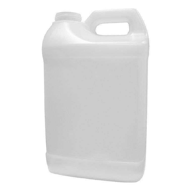 2 5 Gallon Natural HDPE F Style Bottle 63 MM Neck Finish 2x1