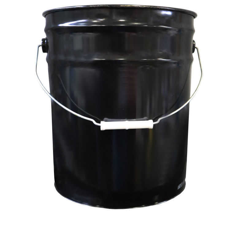 Gallon Black Rust Inhibited Steel Open Head Pail Double Bead Un