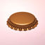 Picture of 26 mm Gold Metal Bottle Cap