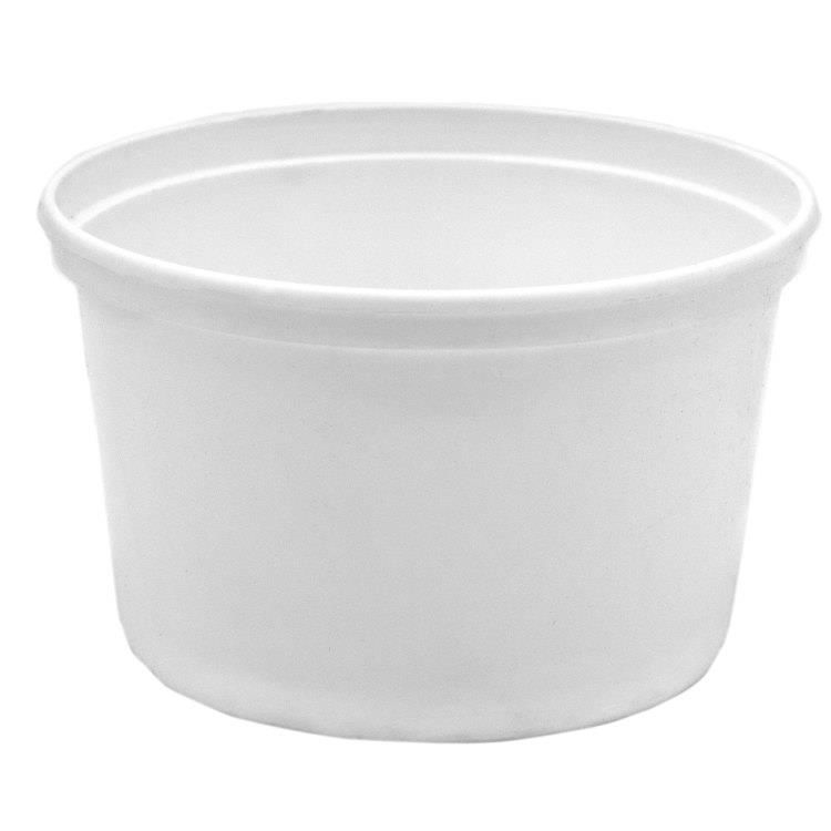 16 oz White HDPE Tub. Pipeline Packaging