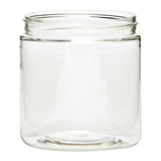 1 oz Clear PET Wide Mouth Jar, 38-400, 8 Gram. Pipeline Packaging