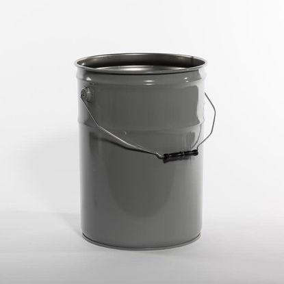 Picture of 6 Gallon Gray Open Head Unipak Pail, Rust Inhibited, UN Rated