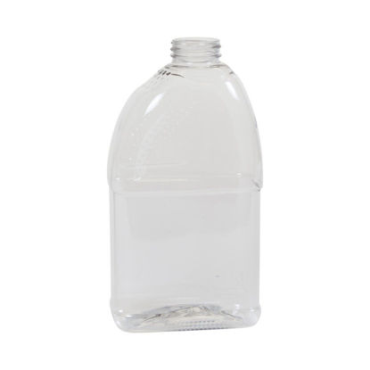 16 oz. Clear PET Plastic Carafe Bottle, 28mm 28-410, 32.5 Grams
