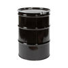 Picture of 55 Gallon Black Steel Open Head Drum, Unlined with 2" and 3/4" Fittings, UN Rated