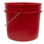 Picture of 3.5 GALLON RED HDPE OPEN HEAD PAIL