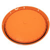 Picture of 3.5-5 GALLON ORANGE HDPE COVER W/ TEAR TAB AND GASKET
