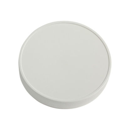 Picture of 110-400 White PP Matte Top, Ribbed Sides Cap with F217 Liner