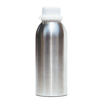 Picture of 1.1 Liter Silver Aluminum Bottle with Tamper Proof Cap & Ring