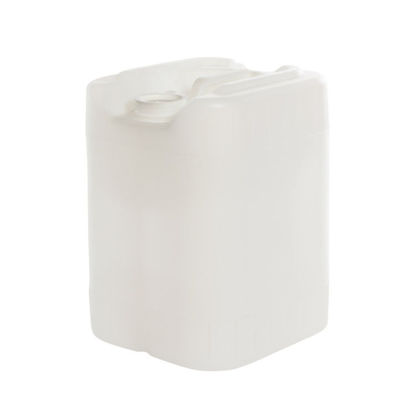 Picture of 5 Gallon Natural HDPE Square Tight Head, 70 mm Dust Cap & 22 mm Closed Vent, UN Rated