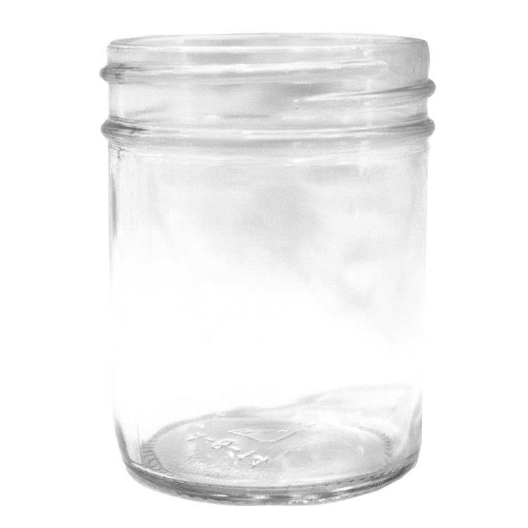 8 oz Flint Glass Jelly Jar, Neck Finsih 70450, 12 per Case. Pipeline