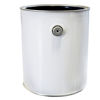 Picture of 1 Gallon Round Metal Paint Can, White Coat, Gray Epoxy Phenolic Lined