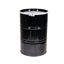 Picture of 55 Gallon Black Steel Open Head, 2" & 3/4" Fitting, Bolt Ring, Red Phenolic Lined