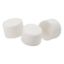 Picture of 20 mm, 20-410 White Ribbed Plastic Screw Cap w/ Foam Liner (F217)