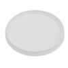 Picture of 1 Gallon White HDPE Plastic Round Snap On Cover