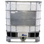 Picture of 275 Gallon Reconditioned IBC Tote, Natural Bottle, 6" Cap, No Vent, Any Valve, Reconditioned Steel Cage, Steel Pallet, UN Rated