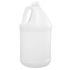Picture of 128 oz Natural HDPE Plastic Industrial Round Bottle, 4x1 Kit, Kraft Box w/ Honey Comb Top Pad, 38-400 Neck Finish, 140 Gram Fluorinated Level 2