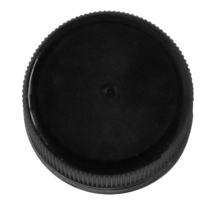 Picture of 28-350 Black PP Plastic Cap, F217 Liner, Tamper Evident w/ Tamper Tip