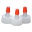 Picture of 18-400 Natural PP Spout Cap with Regular Red Tip (No Hole)