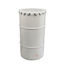 Picture of 16 Gallon White Steel Open Head Drum, White Cover, Rust Inhibited Lining