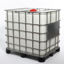 Picture of 275 Gallon New IBC Tote, Natural Plastic Bottle, w/ 6" Red Cap and 2" Ball Valve, w/ Viton Gasket, Steel Pallet, UN Rated