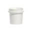 Picture of 8 oz White HDPE Vapor Lok Tub