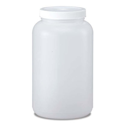 Picture of 77 oz Natural HDPE Wide Mouth Jar, 89 mm