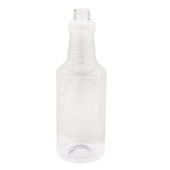 Picture of 32 oz Clear PET Plastic Ring Neck Carafe Bottle, 28-410, 41 Gram