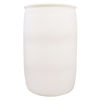 Picture of 55 Gallon Natural HDPE Plastic Tight Head Drum, 2 x 2" Bung, UN Rated