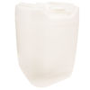 Picture of 5 Gallon Natural HDPE Plastic Rectangle Tight Head Pail, 70 mm Opening, Closed Vent Cap, UN Rated