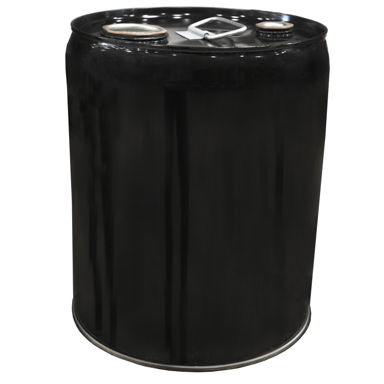 5 Gallon Black Steel Tight Head Pail, 2 Coat Buff Epoxy Phenolic Lining ...