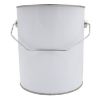 Picture of 1 Gallon Round White Paint Can, Unlined, Metal Bail