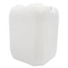 Picture of 5 Gallon Natural HDPE Plastic Square Tight Head Square Pail, 70 mm Neck Finish, Cross Hatch w/ Open Vent, w/ Dust Cap, 70 MM TE Fittings, UN Rated