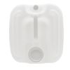 Picture of 5 Gallon Natural HDPE Plastic Square Tighthead Pail, 70 mm 6TPI Fittings, 22 mm, Closed Vent Stem w/ Cap, UN Rated