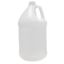 Picture of 128 OZ NATURAL HDPE INDUSTRIAL ROUND BOTTLE, 38-400 NECK FINISH, 120 GRAM