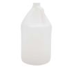 Picture of 128 oz (1-Gallon) Natural HDPE Plastic Industrial Round Bottle, 110 Gram 38-400, 4x1 w/ Kraft Carton, 110 Gram