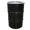 Picture of 55  Gallon Black Steel Open Head Drum, Olive Drab Lining, w/ Black Cover, 2" x 3/4" Fitting, Lever Lock Ring, UN Rated