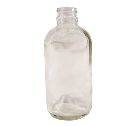 Picture of 4 oz Flint Glass Coated Boston Round Bottle, 22-400