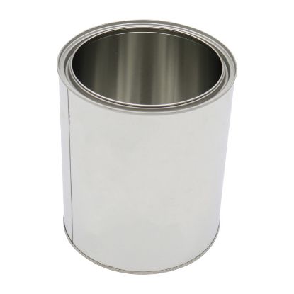 Picture of 1 GALLON ROUND METAL PAINT CAN, UNLINED, NO  EARS, 165MM X 195MM