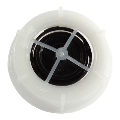 Picture of FS-60, 70 mm Natural PE Plastic (8TPI) Screw Cap w/ Flexspout, White EPDM Gasket w/ Retract Spout