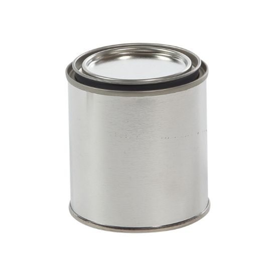 Picture of 1/2 Pint Metal Paint Can, Epoxy Gray Phenolic Lining, 214x300 with Plug, 340/Case