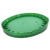 Picture of 3.5-6 Gallon Spectrum Green HDPE Plastic Pail Cover, w/ Tear Tab