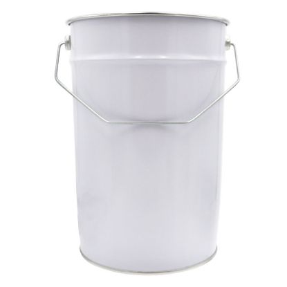 Picture of 8 Liter White Tin Plate Open Head Pail, Unlined