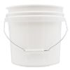 Picture of 3.9 Gallon White HDPE Plastic Open Head Pail, UN Rated