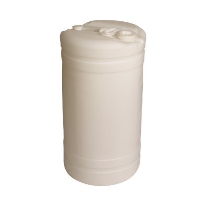 Picture of 15 Gallon Natural Plastic HDPE Tight Head Drum with 2" Buttress & 3/4" NPS Fittings, UN Rated