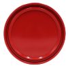 Picture of 2.5-7 Gallon Red #5 Steel  Lug Cover, Clear Phenolic Lining, Flow in Gasket, 24 Gauge, UN Rated