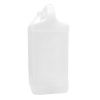 Picture of 2.5 Gallon Natural HDPE Plastic F-Style Bottle, 330 Gram, 63 mm, 63-485