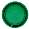 Picture of 3.5-6.5 Gallon Green HDPE Plastic Life Latch Screwtop Pail Cover, w/ Gasket
