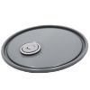 Picture of 2.5-7 Gallon Gray Steel Ring Seal Pail Cover, Buff Epoxy Lining, 24 Gauge, Rieke Micro Porous Spout, Tube Gasket
