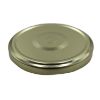 Picture of 82 mm Gold Button Metal Twist Cap w/ Plastisol Liner