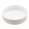 Picture of 45 mm, 45-400 White Ribbed, Matte Top, PP Plastic Cap w/ F217 Liner